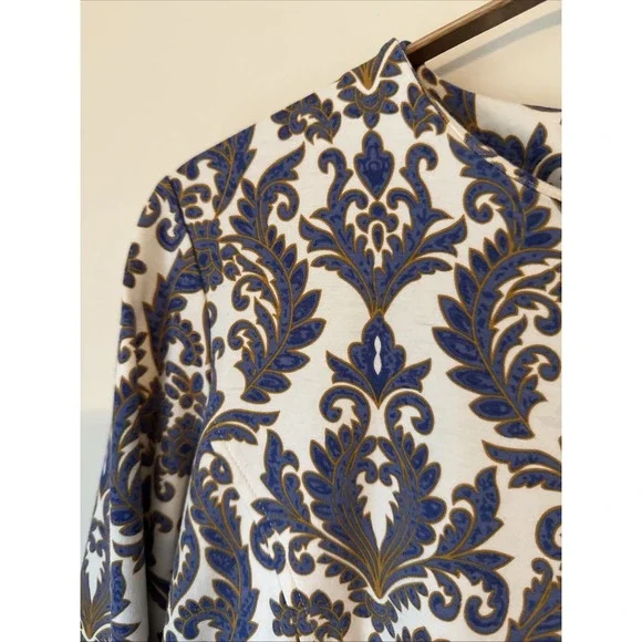 J. McLaughlin Catalina Cloth Dress Womens Size M Preppy Stretch Coastal Vacation - Picture 2 of 10